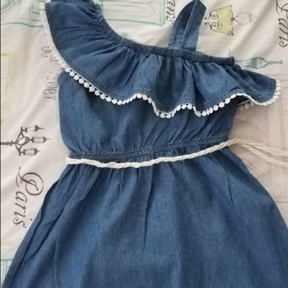 Little girls jean dress